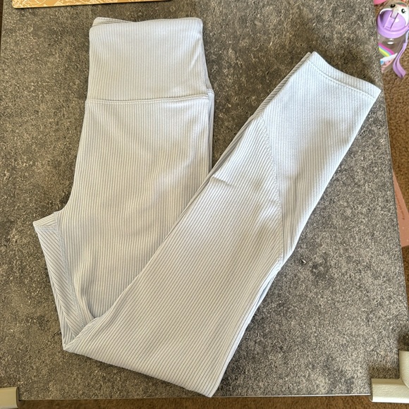 JoyLab Pants & Jumpsuits Joy Lab Baby Blue High Rise Ribbed